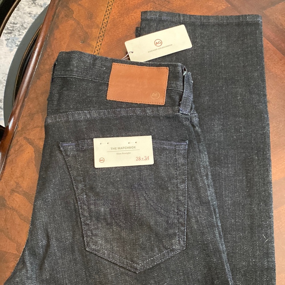 NWT AG Adriano Goldschmied The Matchbox Slim Straight Jeans